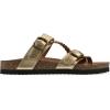imageWHITE MOUNTAIN Womens Hammy Braided Signature ComfortMolded Footbed SandalAntiqueGold Leather