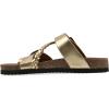 imageWHITE MOUNTAIN Womens Hammy Braided Signature ComfortMolded Footbed SandalAntiqueGold Leather