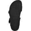 imageWHITE MOUNTAIN Womens Hammy Braided Signature ComfortMolded Footbed SandalBlackNubuck