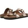 imageWHITE MOUNTAIN Womens Hammy Braided Signature ComfortMolded Footbed SandalRosegoldLeather
