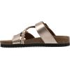 imageWHITE MOUNTAIN Womens Hammy Braided Signature ComfortMolded Footbed SandalRosegoldLeather