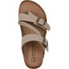 imageWHITE MOUNTAIN Womens Hammy Braided Signature ComfortMolded Footbed SandalSandal WoodSuede