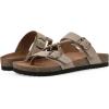 imageWHITE MOUNTAIN Womens Hammy Braided Signature ComfortMolded Footbed SandalSandal WoodSuede