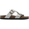 imageWHITE MOUNTAIN Womens Hammy Braided Signature ComfortMolded Footbed SandalWhiteLeather