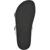 imageWHITE MOUNTAIN Womens Hardball DoubleBuckle Signature ComfortMolded Footbed SandalSilverLeather