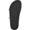 imageWHITE MOUNTAIN Womens Hardball DoubleBuckle Signature ComfortMolded Footbed SandalWhiteLeather
