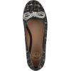 imageWHITE MOUNTAIN Womens Sashimi Rhinestone Double Bow Ballet FlatBlackFabMulti