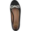 imageWHITE MOUNTAIN Womens Sashimi Rhinestone Double Bow Ballet FlatBlackShimmerFab