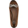imageWHITE MOUNTAIN Womens Sashimi Rhinestone Double Bow Ballet FlatBronzeShimmerFab