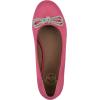 imageWHITE MOUNTAIN Womens Sashimi Rhinestone Double Bow Ballet FlatSuper PinkFabric