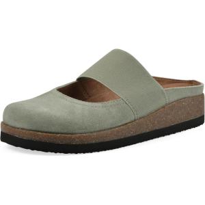 imageWHITE MOUNTAIN Womens Bassi Keyhole Signature ComfortMolded Footbed MuleSage GreenSuede