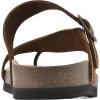 imageWHITE MOUNTAIN Carly Signature ComfortMolded Footbed SandalBrownLeather