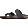 imageWHITE MOUNTAIN Gracie Signature ComfortMolded Footbed SandalBlackLeather