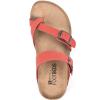 imageWHITE MOUNTAIN Gracie Signature ComfortMolded Footbed SandalRedLeather
