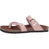 imageWHITE MOUNTAIN Gracie Signature ComfortMolded Footbed SandalRose Gold Leather