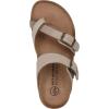 imageWHITE MOUNTAIN Gracie Signature ComfortMolded Footbed SandalSandal WoodSuede