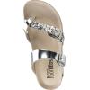 imageWHITE MOUNTAIN Gracie Signature ComfortMolded Footbed SandalSilver