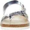 imageWHITE MOUNTAIN Gracie Signature ComfortMolded Footbed SandalSilver Glitter