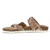 imageWHITE MOUNTAIN Gracie Signature ComfortMolded Footbed SandalTan