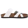 imageWHITE MOUNTAIN Gracie Signature ComfortMolded Footbed SandalWhite