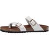 imageWHITE MOUNTAIN Gracie Signature ComfortMolded Footbed SandalWhite Leather