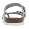 imageWHITE MOUNTAIN Gracie Signature ComfortMolded Footbed SandalWhiteLea WWhite Outsole