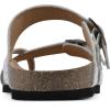 imageWHITE MOUNTAIN Gracie Signature ComfortMolded Footbed SandalWhiteMulti FloralLeather