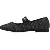 imageWHITE MOUNTAIN Womens Bocage DoubleStrap FlatBlackSmooth
