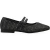 imageWHITE MOUNTAIN Womens Bocage DoubleStrap FlatBlackSmooth