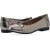 imageWHITE MOUNTAIN Womens Bocah Diamond Quilted Cap Toe Ballet FlatPewterMetSmooth