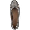 imageWHITE MOUNTAIN Womens Bocah Diamond Quilted Cap Toe Ballet FlatPewterMetSmooth
