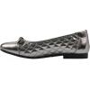 imageWHITE MOUNTAIN Womens Bocah Diamond Quilted Cap Toe Ballet FlatPewterMetSmooth