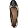 imageWHITE MOUNTAIN Womens Bocci Dressy Cap Toe Ballet FlatBeigeBeigeFabMulti