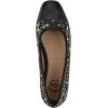 imageWHITE MOUNTAIN Womens Bocci Dressy Cap Toe Ballet FlatBlackBlackFabMulti
