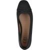 imageWHITE MOUNTAIN Womens Bocci Dressy Cap Toe Ballet FlatBlackShimmerFab