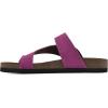 imageWHITE MOUNTAIN Womens Carly Flat SandalPurple RainSuede