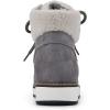 imageWHITE MOUNTAIN Womens Cozy Ankle BootLt GreyFabric