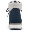 imageWHITE MOUNTAIN Womens Cozy Ankle BootNavyFabric
