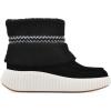 imageWHITE MOUNTAIN Womens Digital Platform Faux Fur BootieBlackSuede
