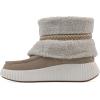 imageWHITE MOUNTAIN Womens Digital Platform Faux Fur BootieSandal WoodSuede