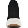 imageWHITE MOUNTAIN Womens Dignify Platform HighTop Sneaker BootieBlackSuede