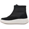 imageWHITE MOUNTAIN Womens Downtown Platform HighTop Sneaker BootieBlackMultiSmooth