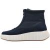 imageWHITE MOUNTAIN Womens Downtown Platform HighTop Sneaker BootieNavyMultiSmooth