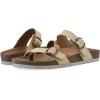 imageWHITE MOUNTAIN Womens Grams Signature ComfortMolded Footbed SandalButter CreamSuede