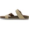 imageWHITE MOUNTAIN Womens Grams Signature ComfortMolded Footbed SandalButter CreamSuede