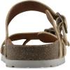 imageWHITE MOUNTAIN Womens Grams Signature ComfortMolded Footbed SandalButter CreamSuede