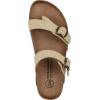 imageWHITE MOUNTAIN Womens Grams Signature ComfortMolded Footbed SandalButter CreamSuede