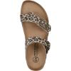 imageWHITE MOUNTAIN Womens Grams Signature ComfortMolded Footbed SandalNaturalEprintLeather