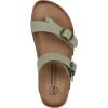 imageWHITE MOUNTAIN Womens Grams Signature ComfortMolded Footbed SandalSage GreenSuede