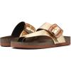 imageWHITE MOUNTAIN Womens Harley Footbed SandalAntiqueGold Leather